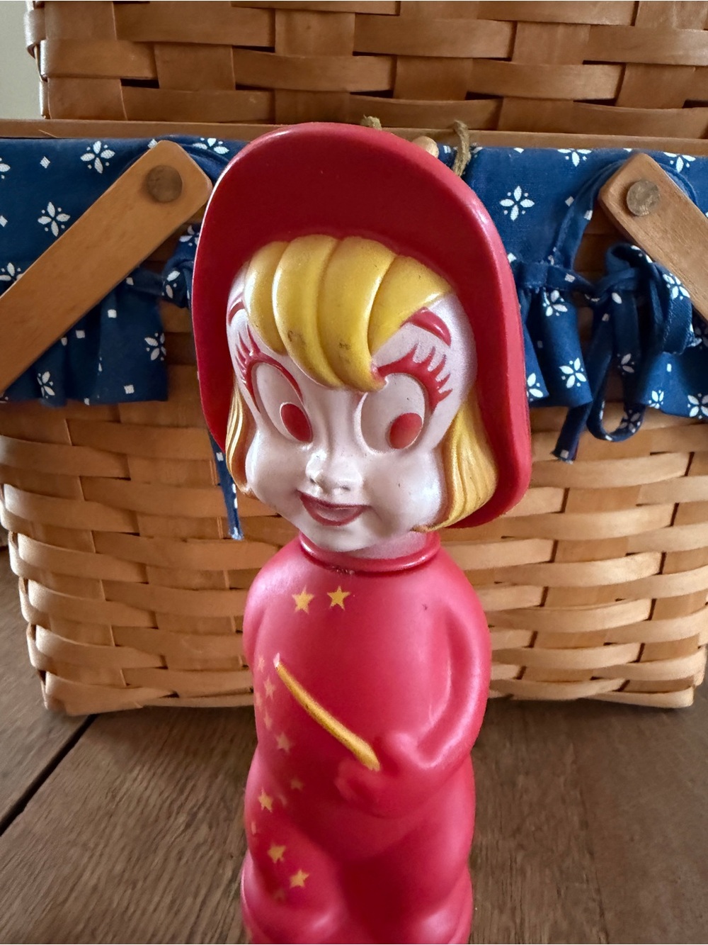 Vintage Wendy the Good switch Bubble Bath Decanter